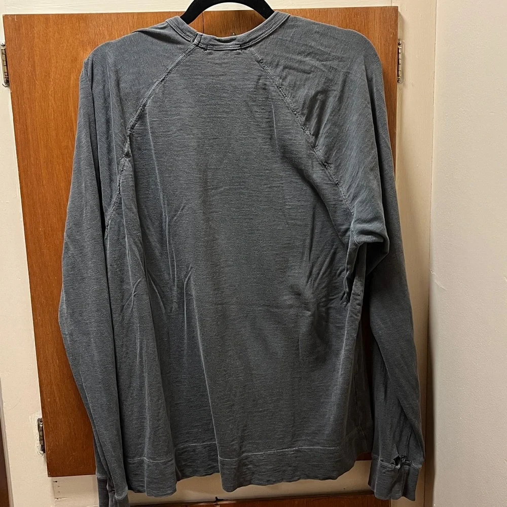 James Perse Charcoal 100% Cotton Worn in Shirt - Picture 5 of 5